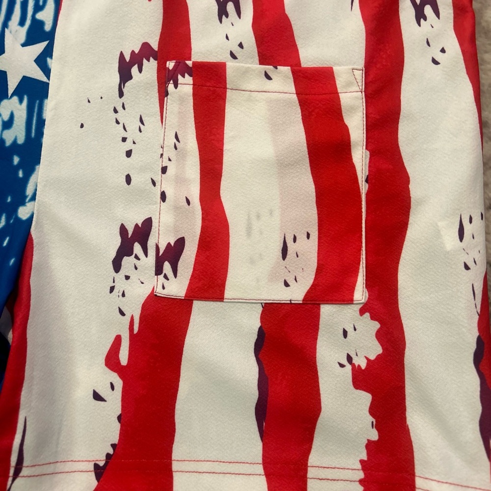 Patriotic Star and Stripe Romper - Picture 5 of 11